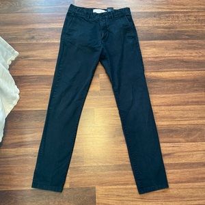 Black skinny fit pants